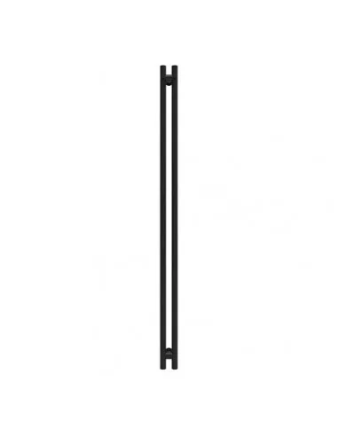 Wellmer Vandeninis rankšluosčių džiovintuvas VERONA juodas 1500×104 nerūdijantis plienas