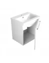 Spintelė su praustuvu SCANDIC 51 cm, balta, Raguvos Baldai