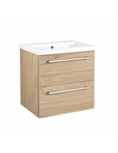 Spintelė su praustuvu SCANDIC 51cm, šviesus ąžuolas, Raguvos Baldai