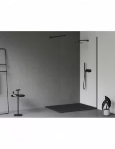 Dušo padėklas Slate Pro, Juodas matinis, RAVAK