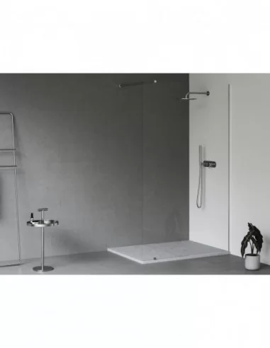 Dušo padėklas Slate Pro, Smoke grey, RAVAK