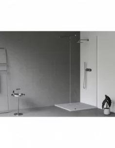 Dušo padėklas Slate Pro, Smoke grey, RAVAK