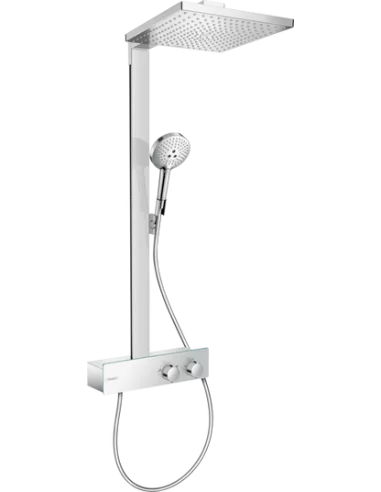 Dušo sistema su termostatiniu maišytuvu Raindance E 300, Hansgrohe