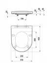 Pakabinamas unitazas Laufen PRO X Rimless Silent Flush su SoftClose dangčiu