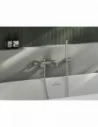 Apvali dušo galvutė Chrome, Šlifuoto nerūdijančio plieno, RAVAK