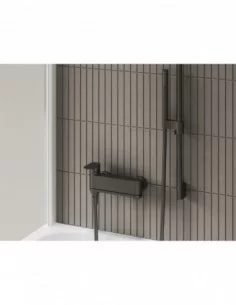 Sieninis vonios/dušo maišytuvas Chrome II, Šlifuoto grafito, RAVAK