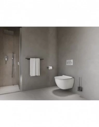 Rankšluosčių laikiklis Chrome II CR II 300, Šlifuoto grafito, RAVAK