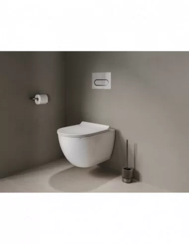 Tualeto šepetys Chrome II CR II 411, Šlifuoto grafito, RAVAK