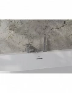 Trijų dalių vonios maišytuvas Spring, Blizgus chromas, RAVAK