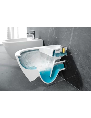 Unitazas pakabinamas Subway 2.0 ViFresh, su SoftClose dangčiu, Villeroy&Boch